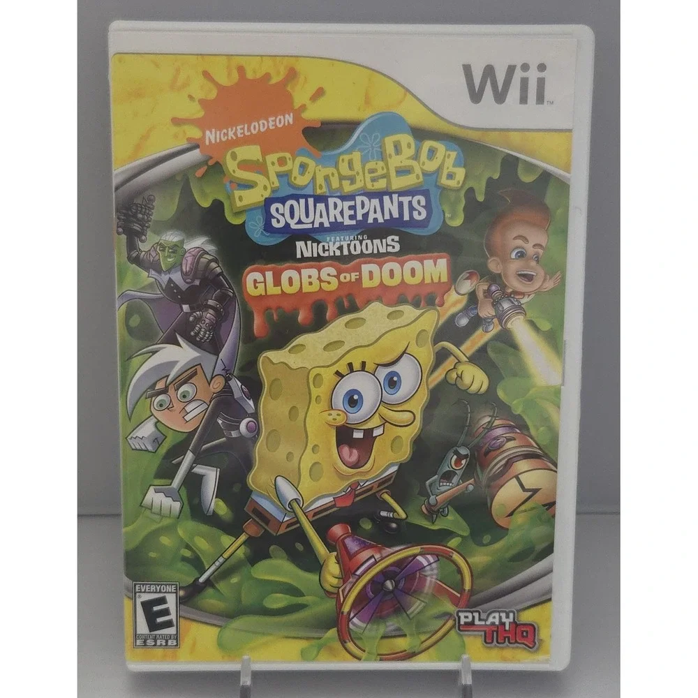 SpongeBob SquarePants Nicktoons: Globs of Doom - Nintendo‎ Wii - CIB & Tested